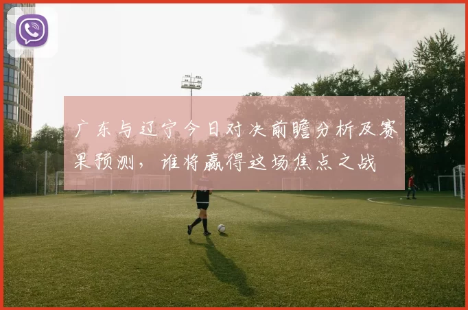 广东与辽宁今日对决前瞻分析及赛果预测，谁将赢得这场焦点之战